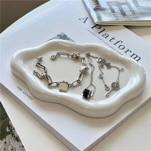 Jewelry Dish, Jewelry Tray, Trinket Tray,‎ Ring Dish Tray, Small Key Tray